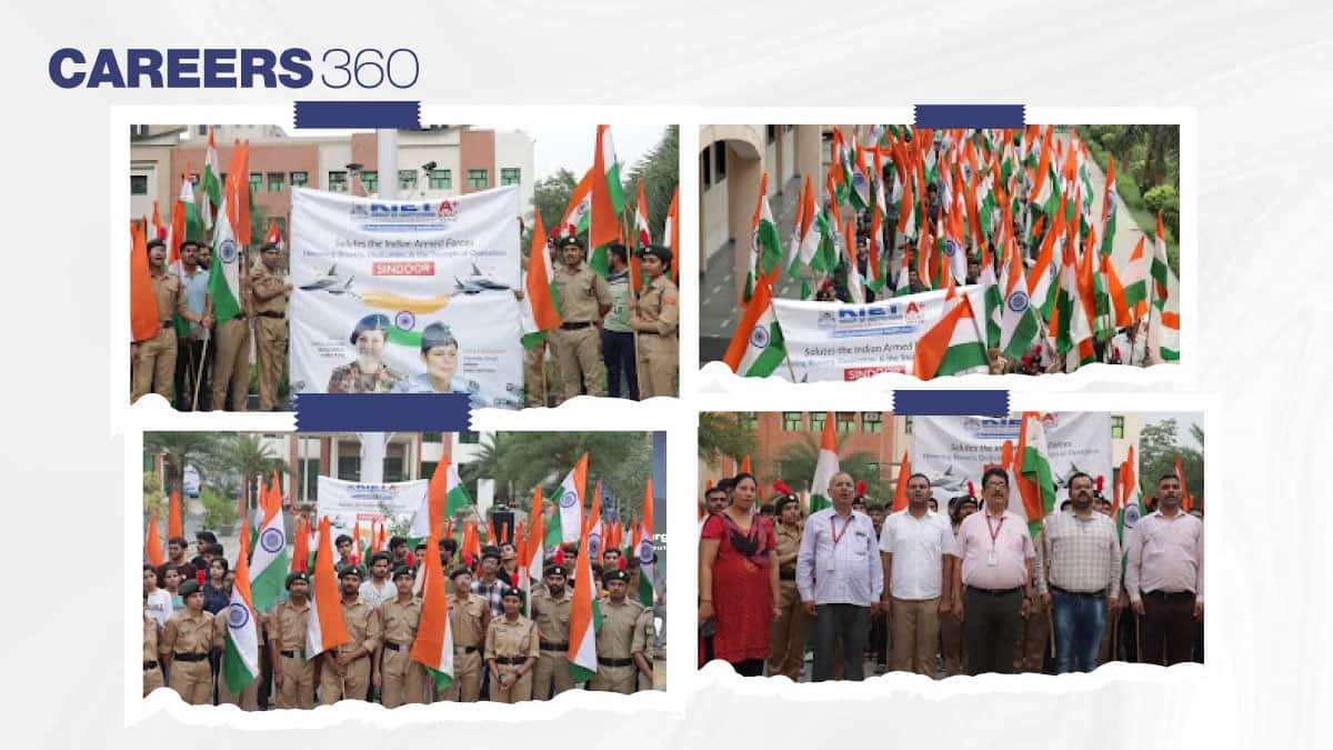 Flag March Organised at KIET to Celebrate the Success of 'Operation Sindoor'